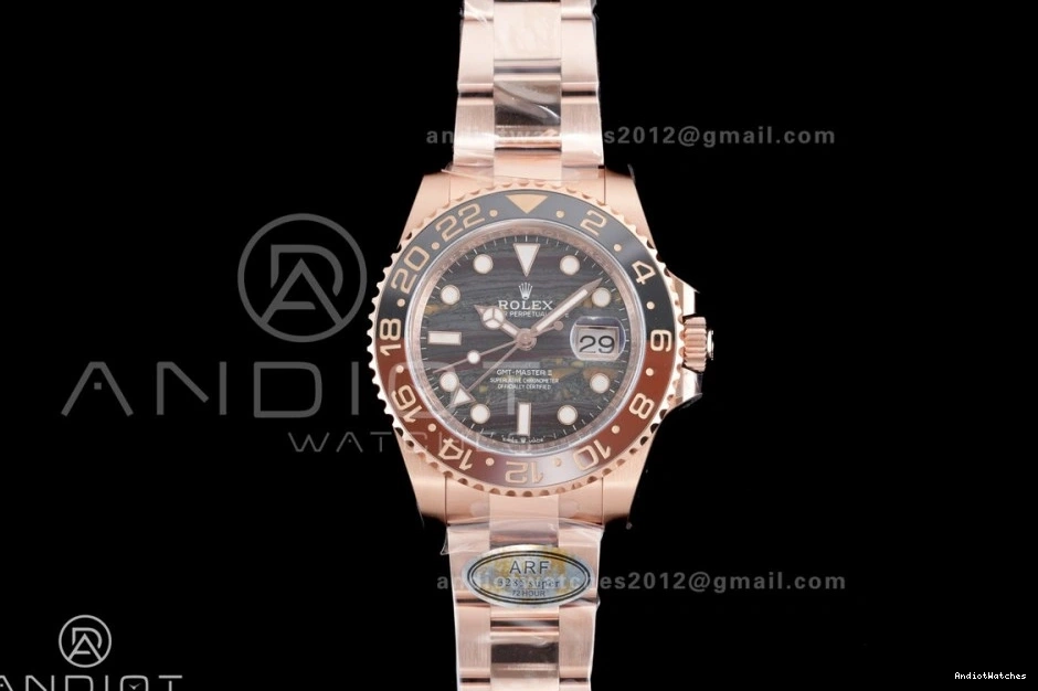 on Iron Oyster GMT 126715 Best Edition RG CHNR Tiger Durable ARF Dial II Bracelet Master Sh 861 0505